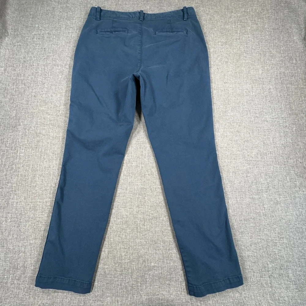 Quince Chino Pants Mens 30x27 Blue Cotton Stretch Straight Leg Office Preppy